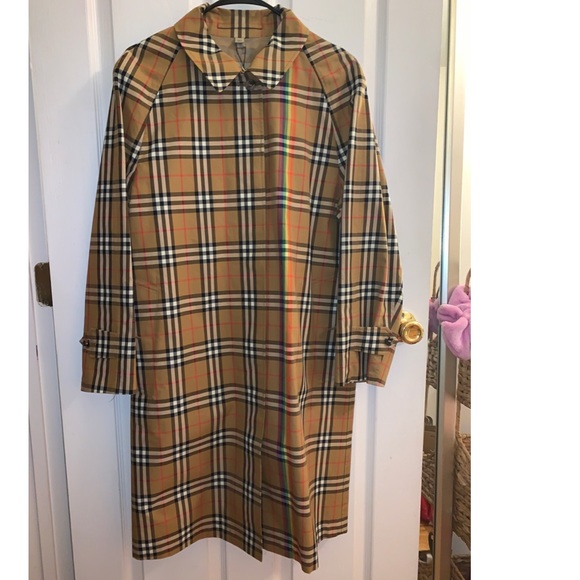 rainbow burberry coat